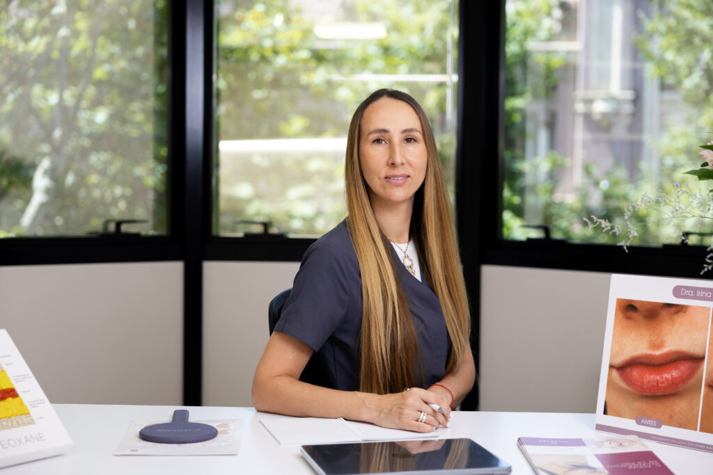 Consulta de Irina Clinic en Manresa, con ventanal al exterior